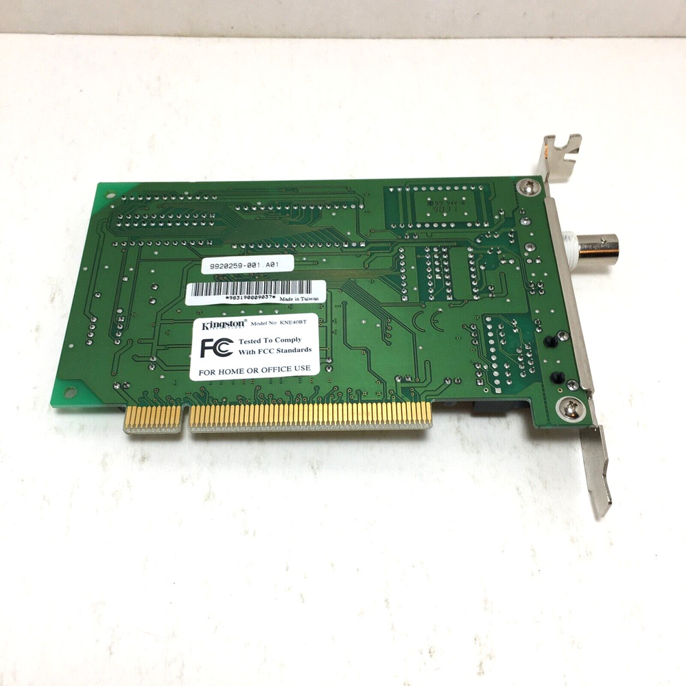 Kingston EtheRx PCI Ethernet Adapter KNE40BT instructions drivers diskettes