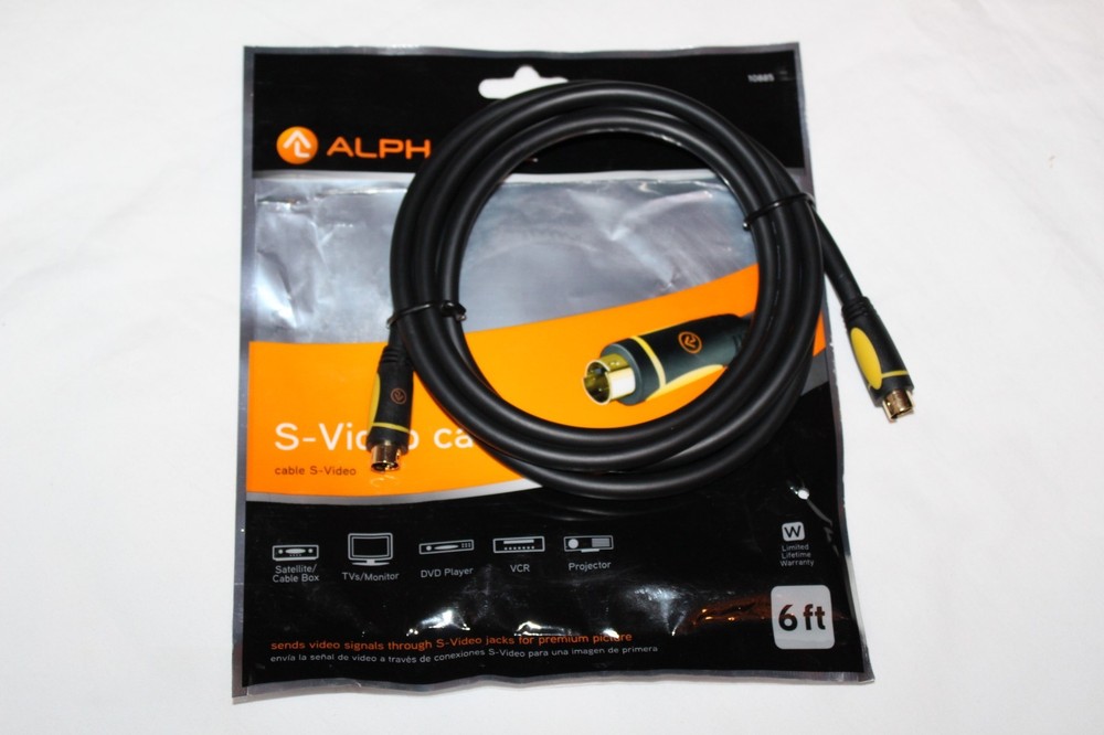 Alphaline S-Video Cable 6 ft #10885