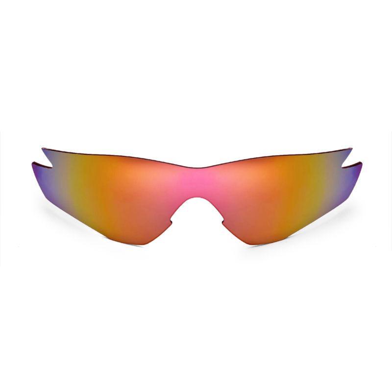 Walleva Fire Red Polarized Replacement Lenses For Oakley M2 (OO9212) Sunglasses
