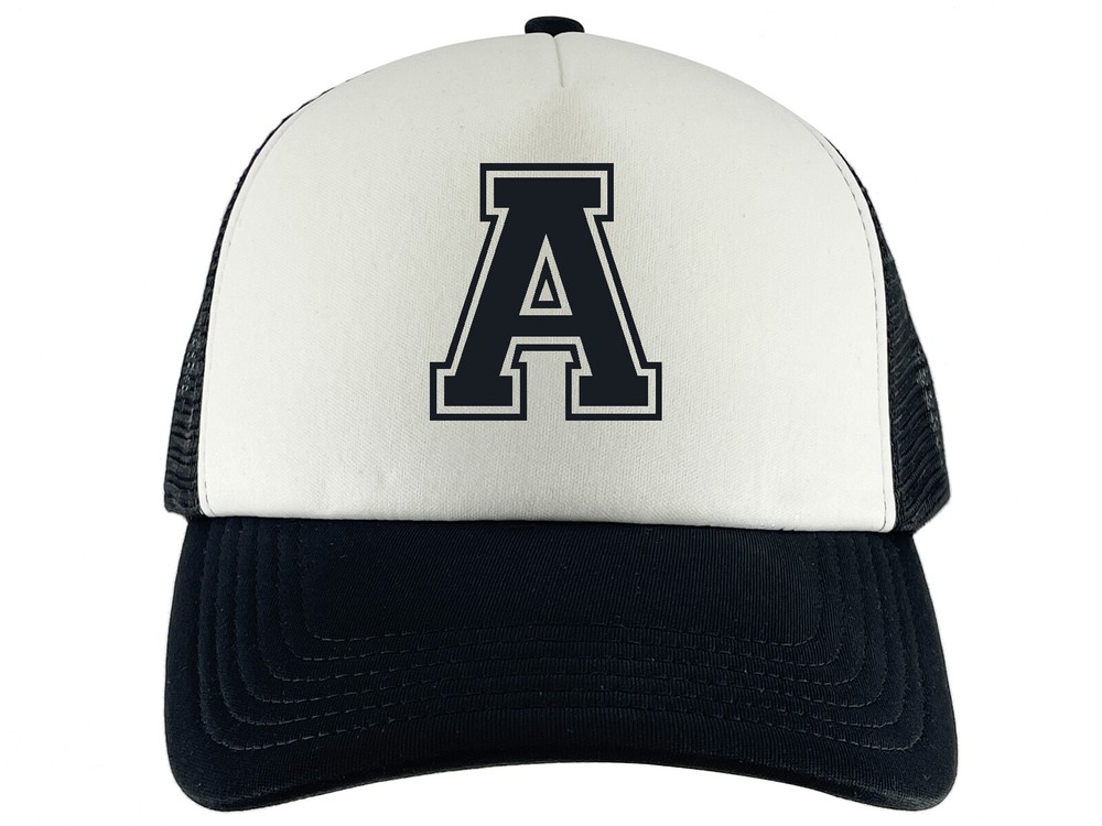 Gravity Threads Varsity Initial Youth Trucker Hats