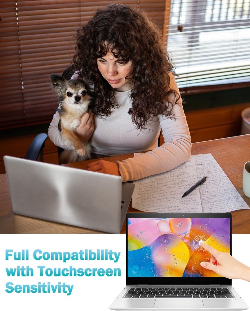 2-Pack 15.6" Laptop Screen Protectors - Glossy & Touchscreen Compatible