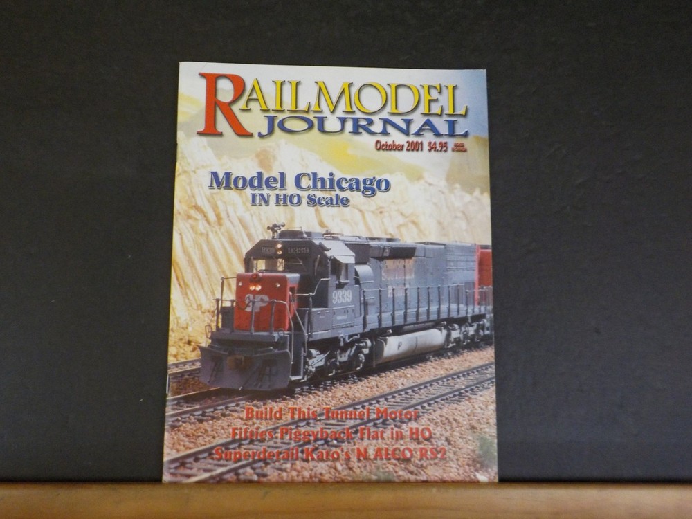 RailModel Journal 2001 October Model Chicago in HO Scale
