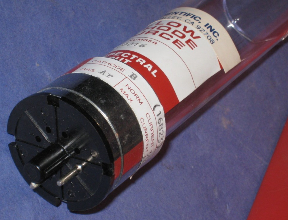 BORON B Hollow Cathode Source Lamp high spectral output 02w6