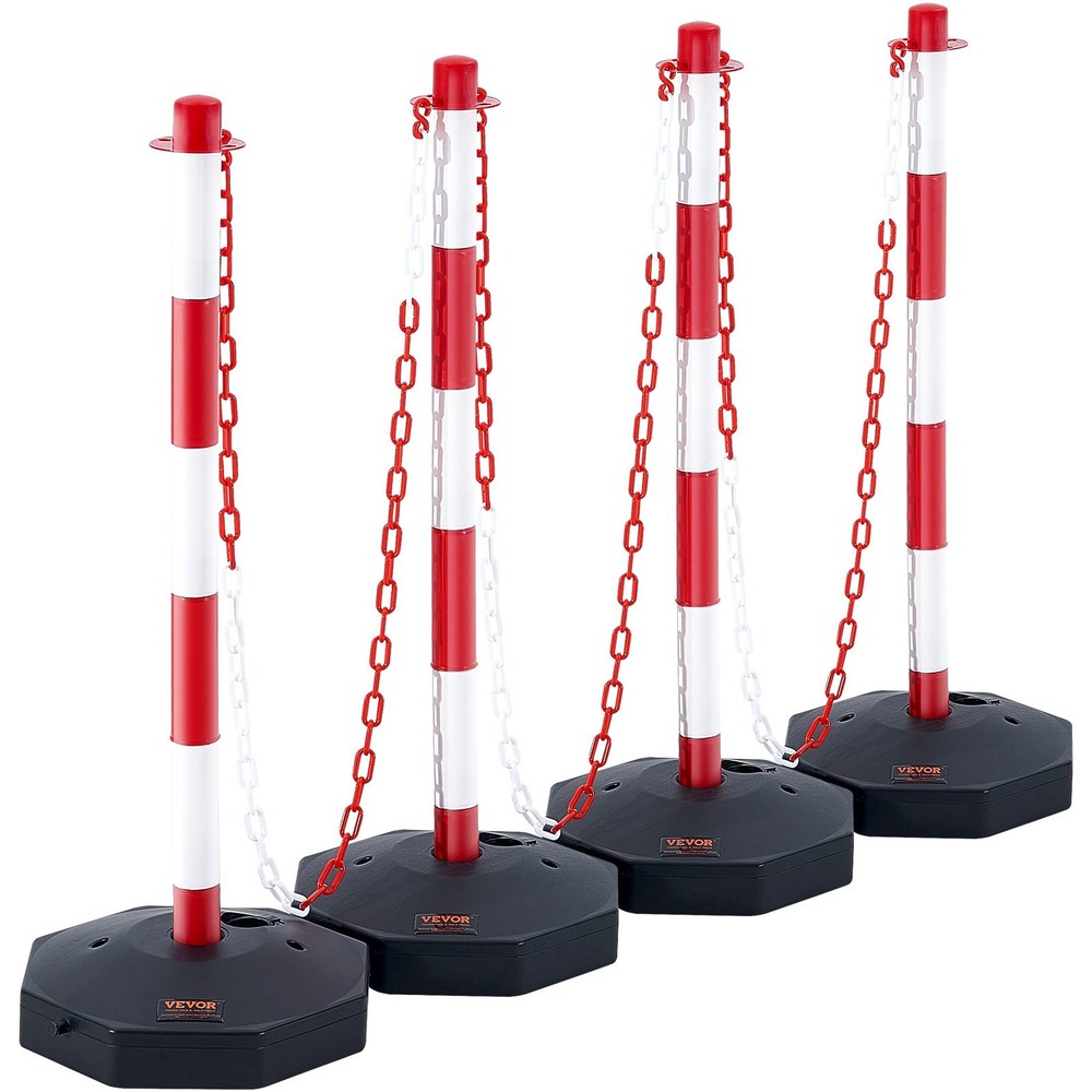 Adjustable Traffic Delineator Post Cones;4 Pack;Traffic Safety Delineator Barrie