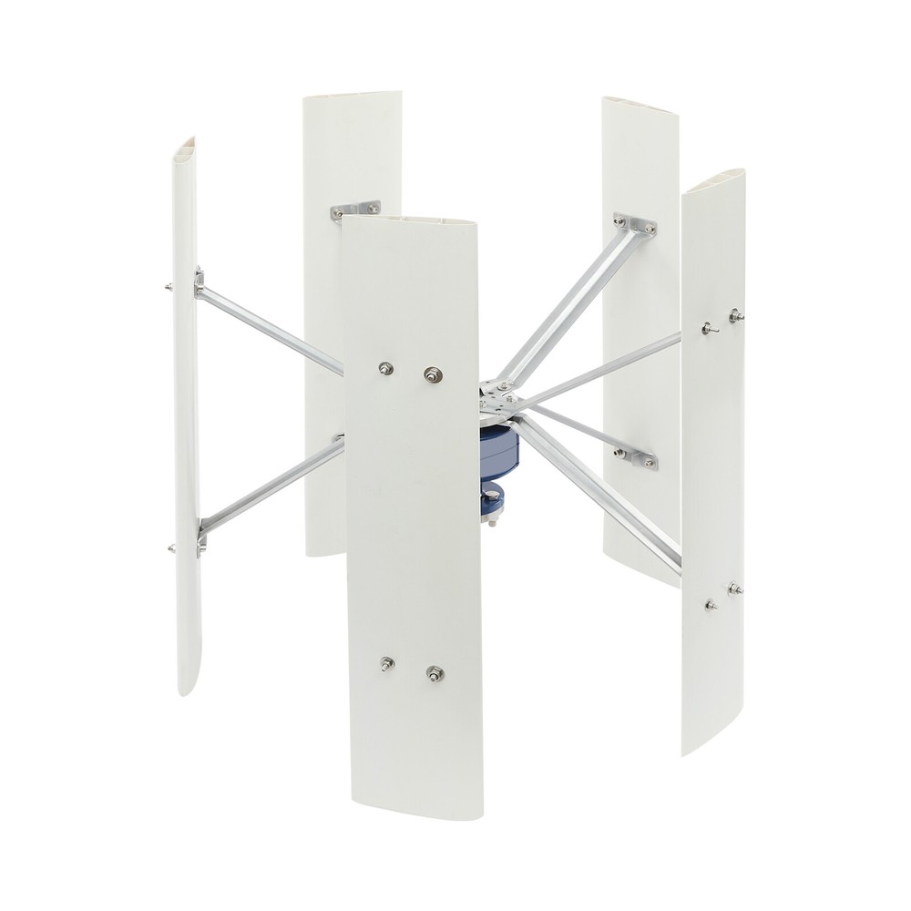 5-Blade Wind Turbine Generator Vertical Axis Wind Turbine Wind Power Generator