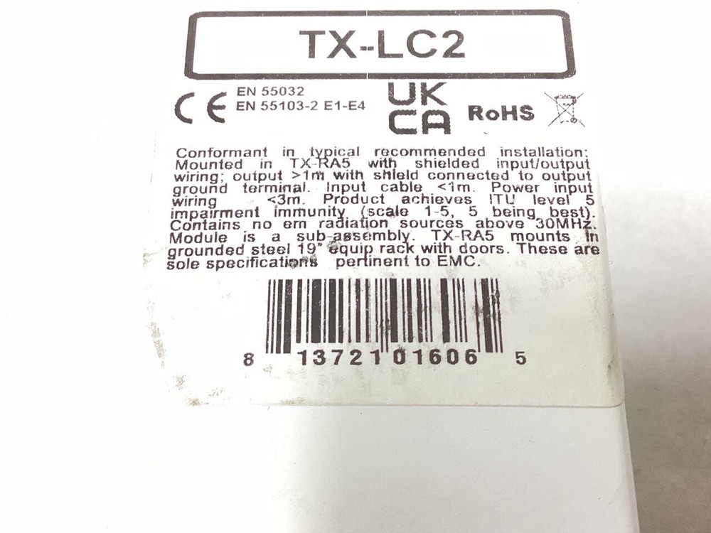 RDL TX-LC2 Unbalanced to Balanced Line Combiner