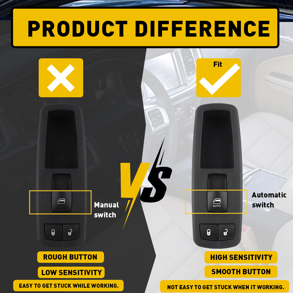 Front Passenger Side Power Window Door Lock Switch Fits Dodge Durango 2011 -2015