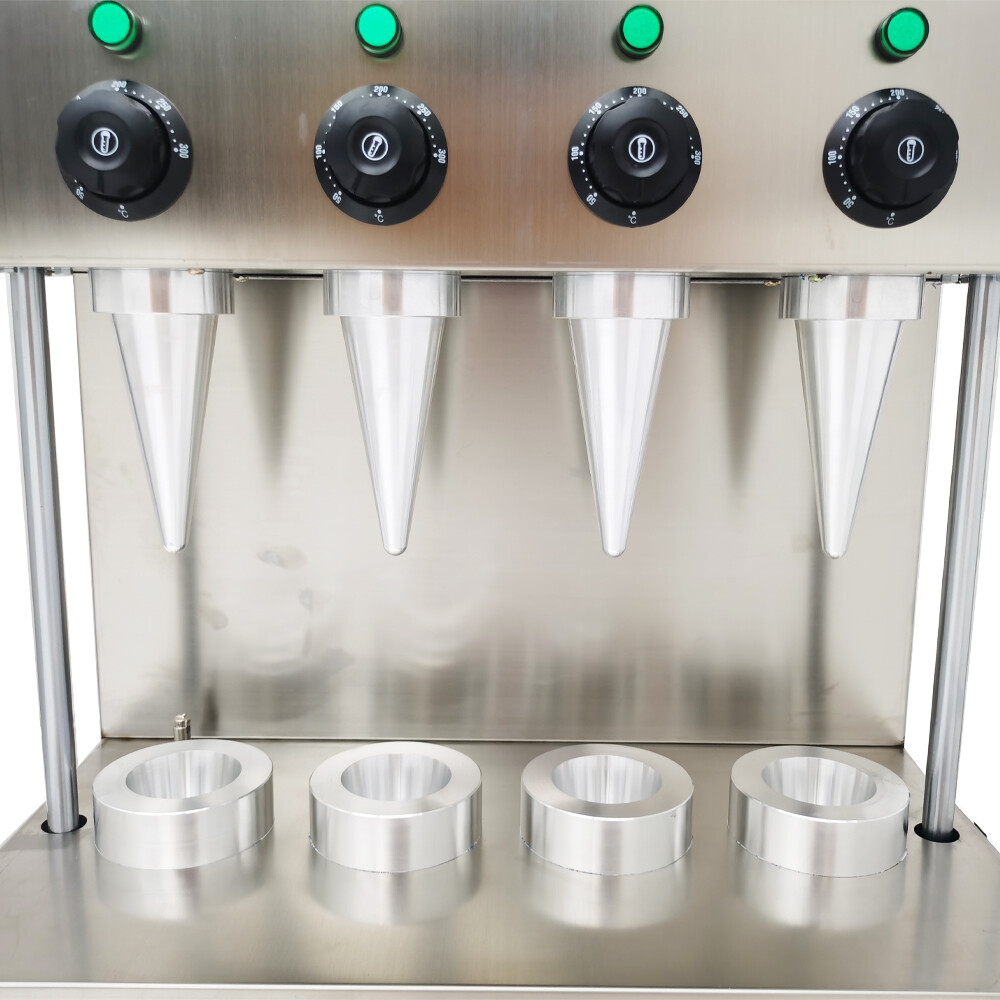 Conical Pizza Forming Machine Rotational Pizza/Ice Cream Cone Moulding Machine