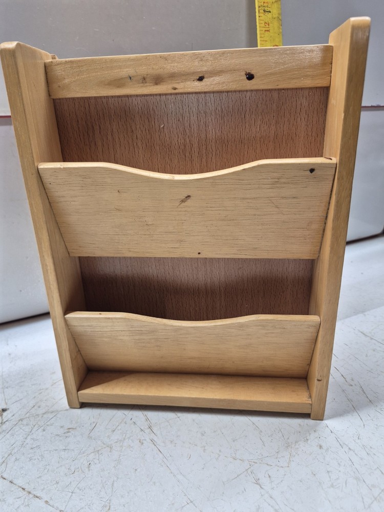 Wooden, Key Storage Cabinet, & Mail Holder