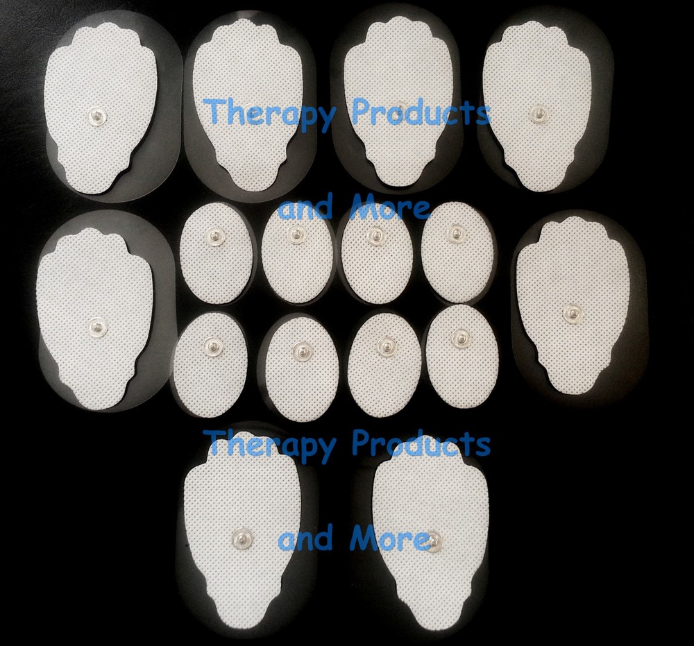 REPLACEMENT ELECTRODE PADS COMBO (8 LG, 8 SM OVAL) ISMART COMPATIBLE