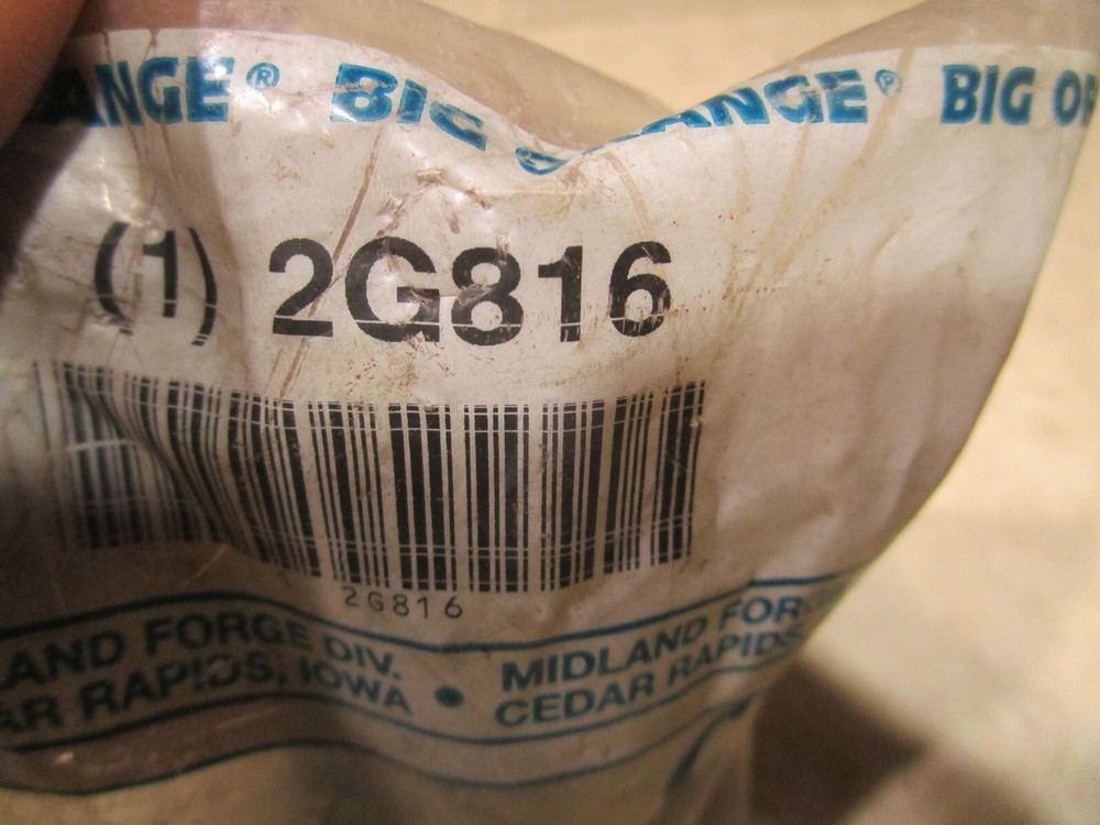 BIG ORANGE 2G816 FORGE GALVANIZED WIRE ROPE CABLE CLIPS, 1/2", S0955