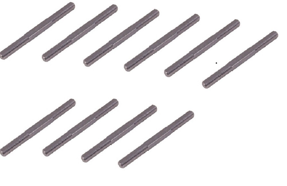 10 Pack Wholesale 4" Threaded Door Knob Spindle. Threaded Spindle.
