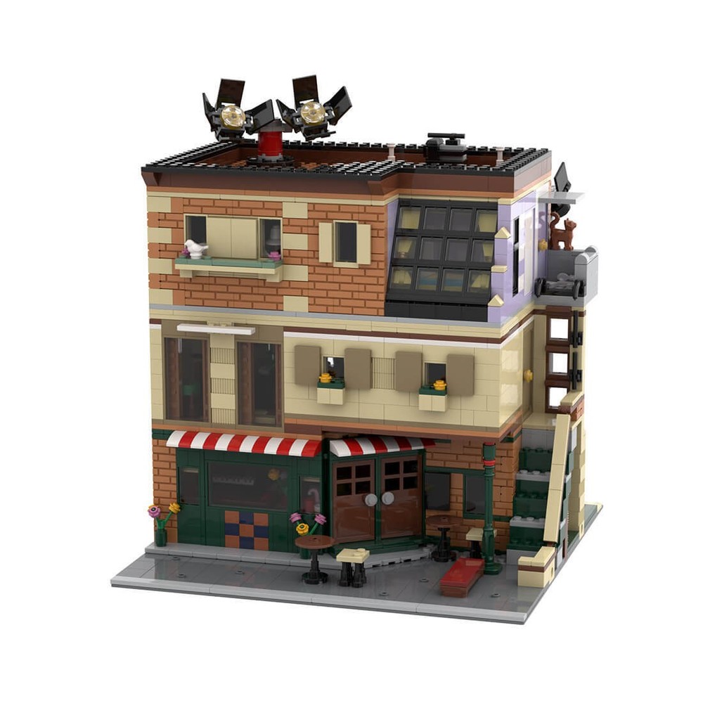 Compatible Modular Building Alt Build with Interior Model 2668 Pieces
