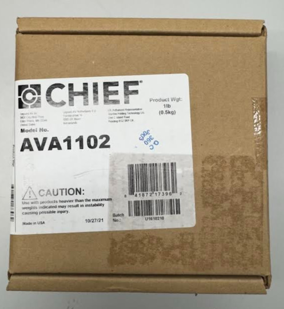 Chief AVA1102 Flat Panel Floor Support System 2 Rack Unit Accessory