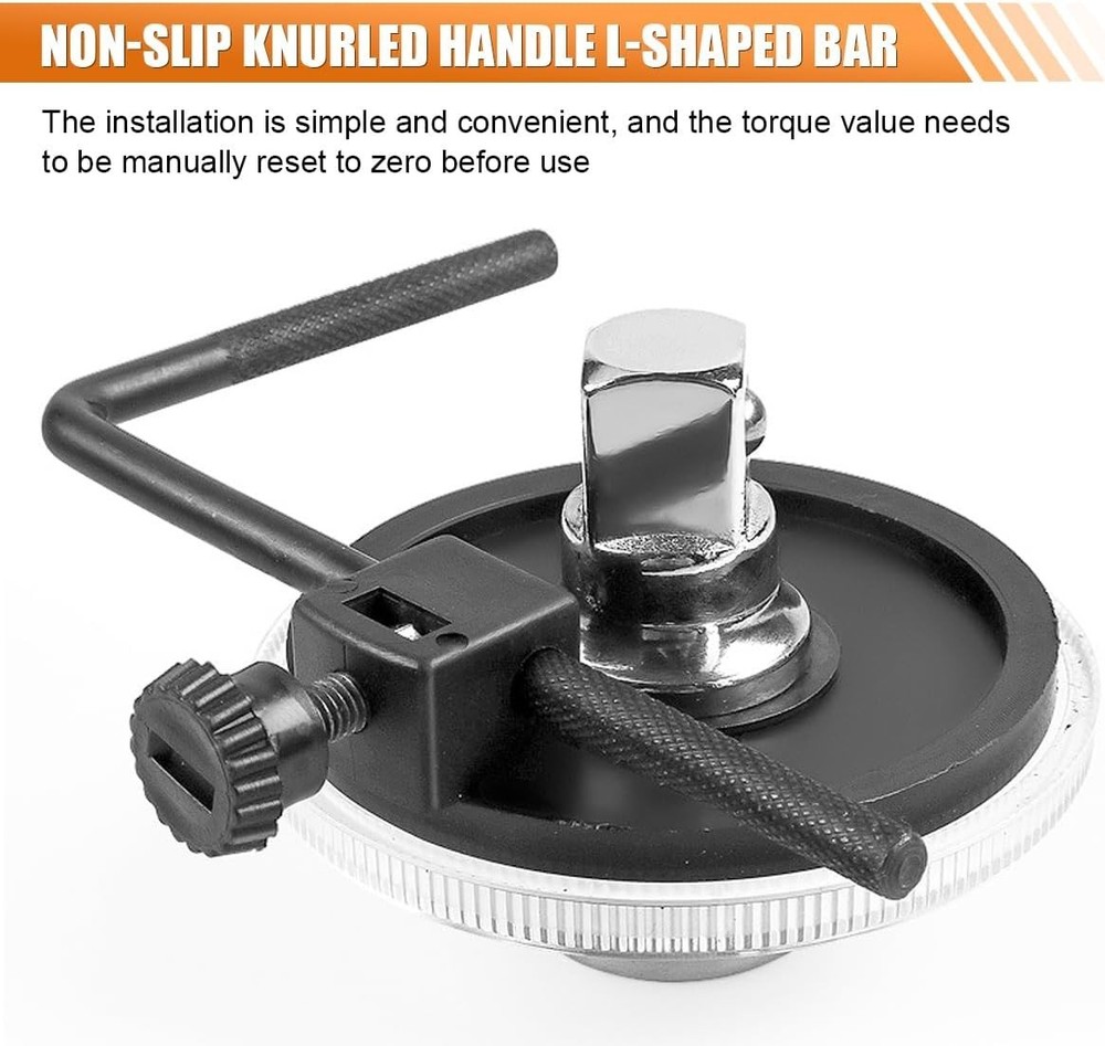 1/2" Adjustable Digital Torque Wrench Angle Gauge - Precision Tool for Mechanics