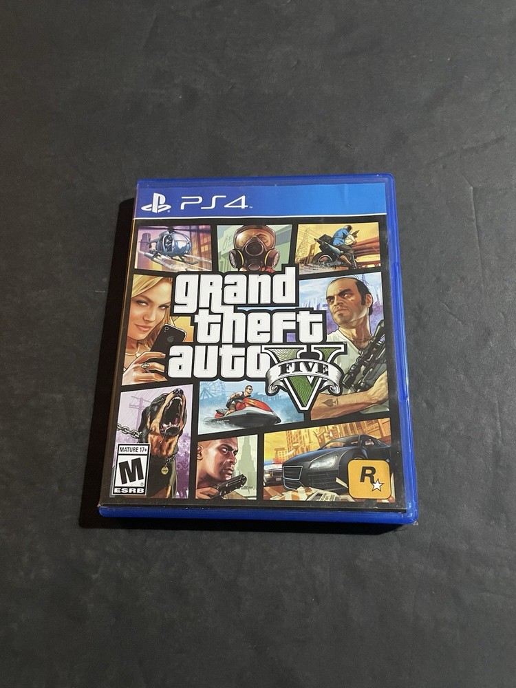 gta 5 ps4 case only With insert