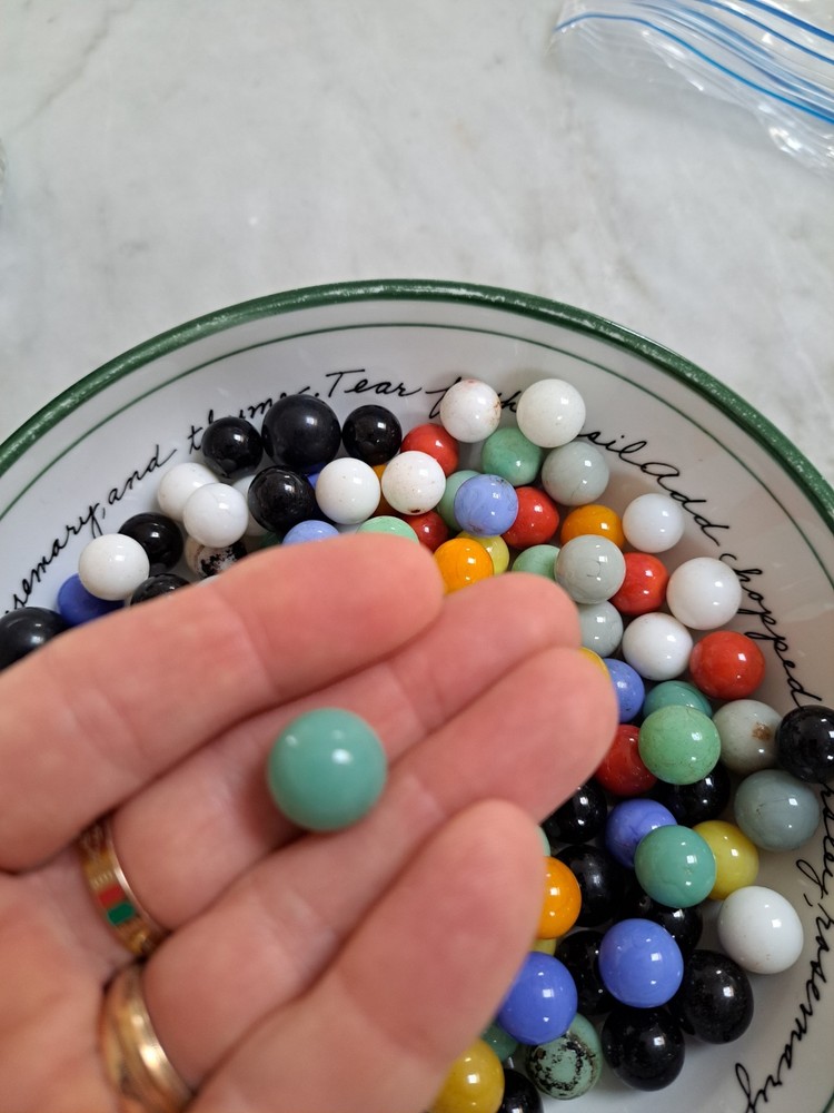 Pack Lot More Then Lb Mixed Marbles