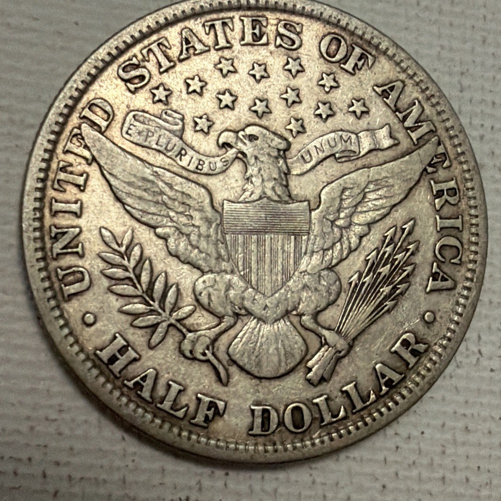 1898 BARBER HALF DOLLAR - NICE VF