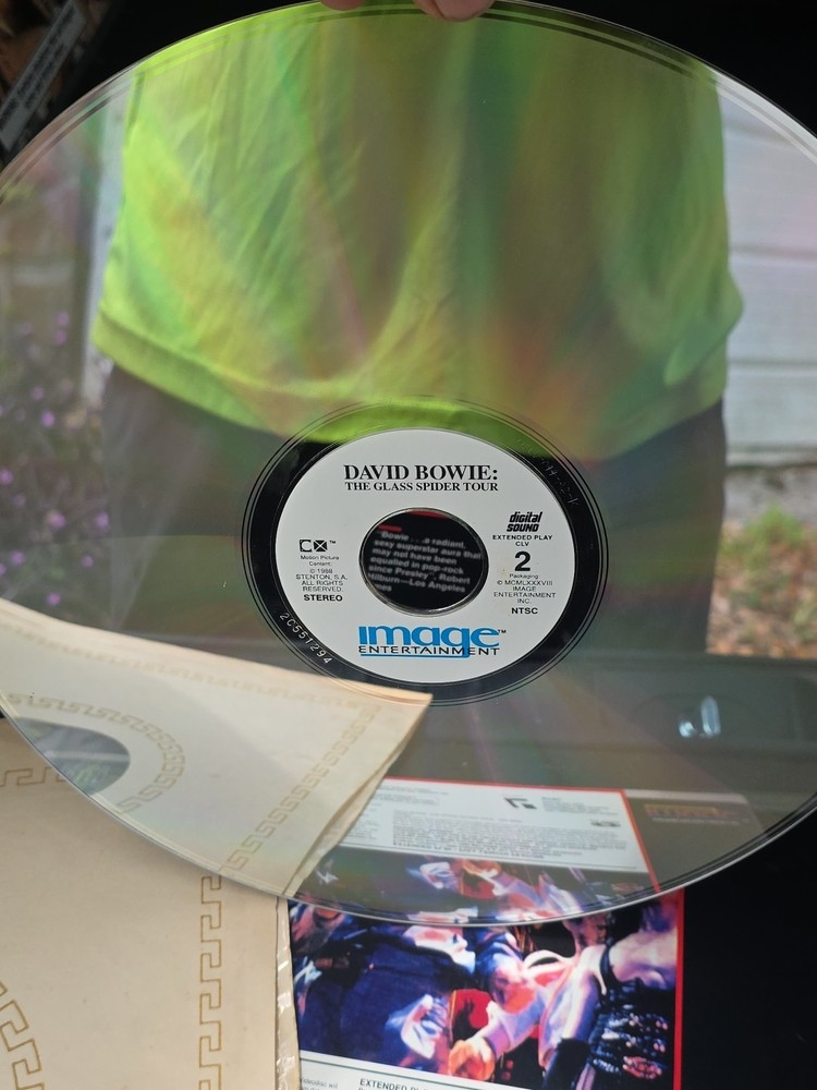 David Bowie Glass Spider Lazerdisc