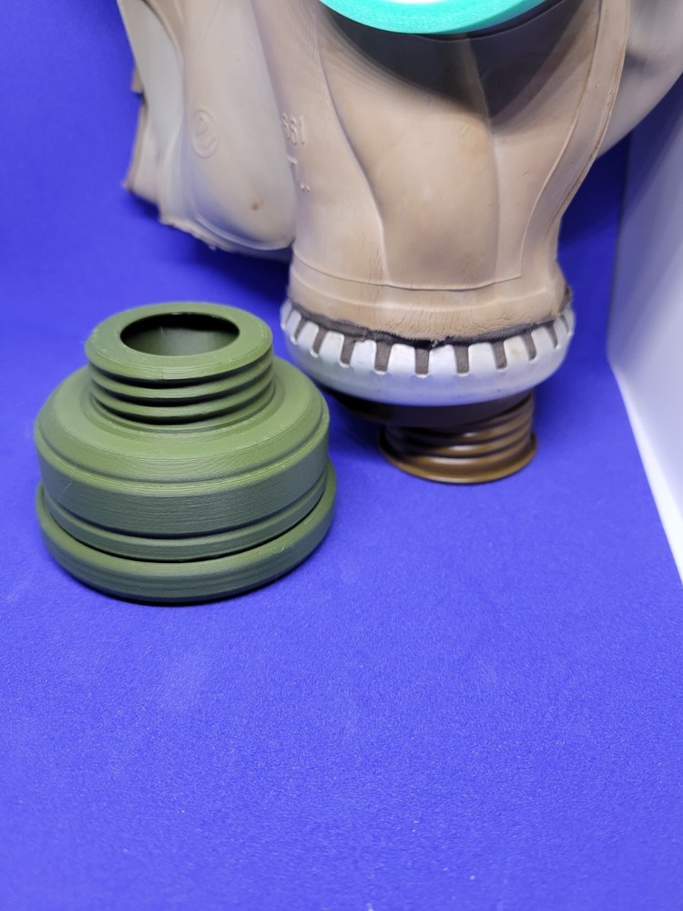 Tiny 40MM Gas Mask Filter Prop: Cosplay Replica