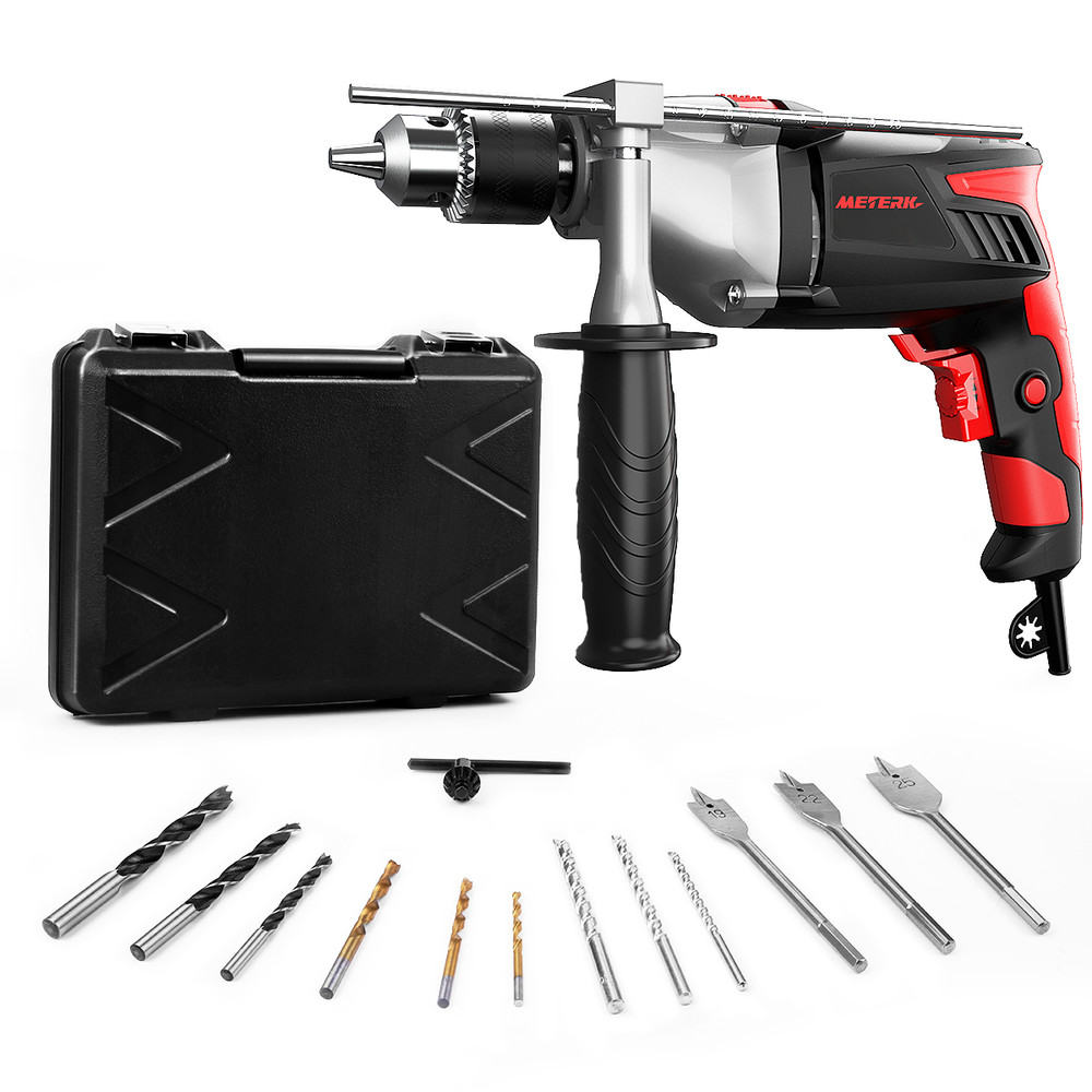 Hammer Drill 950W High Power Impact Drill Tool 13MM Keyed Chuck 17Variable Speed