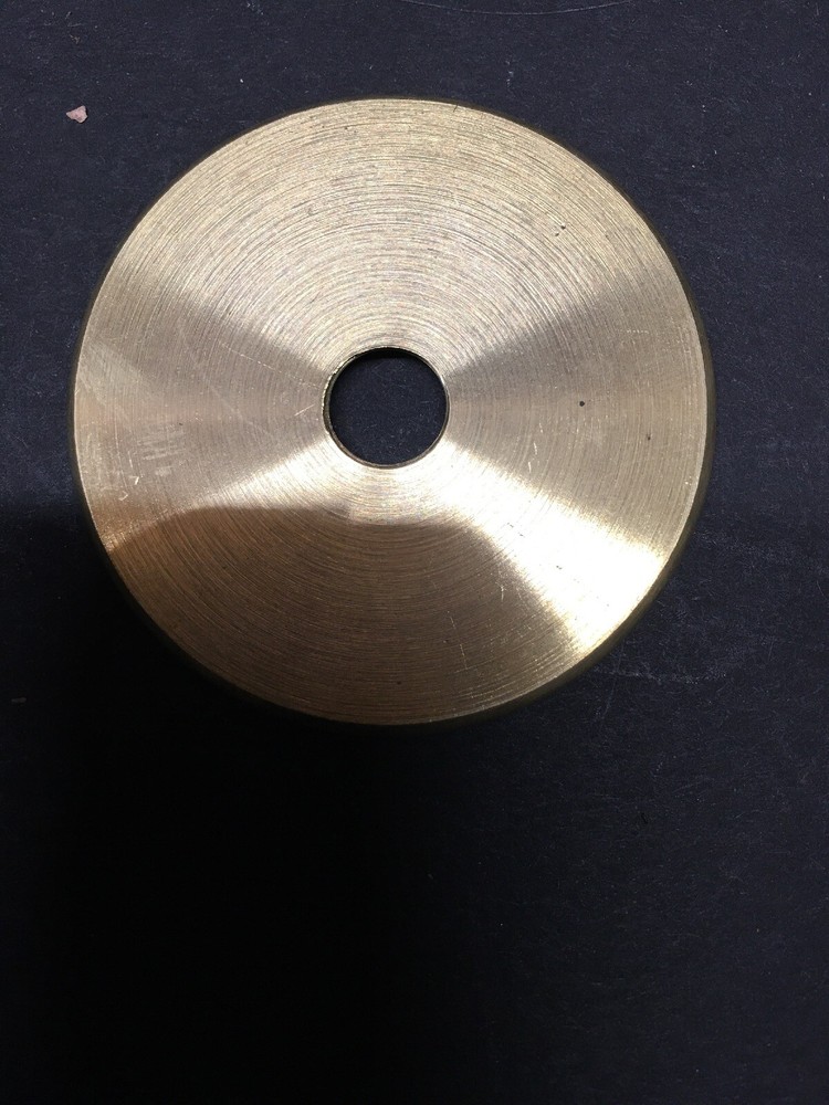 2 INCH SOLID BRASS TURNED CHECK RINGS unfinished slips 1/8IPS (3/8" hole) NOS