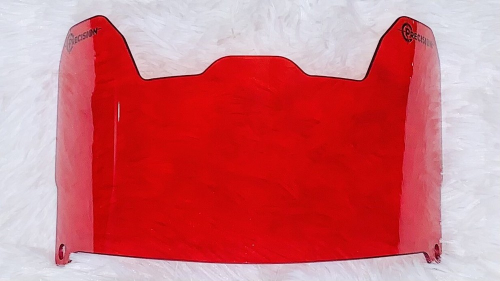 Precision Football Helmet Visor, Red Rose