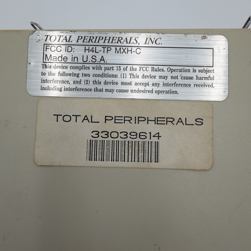 Total Peripherals External SCSI Hard Drive - Powers On, HDD Not Working + Power
