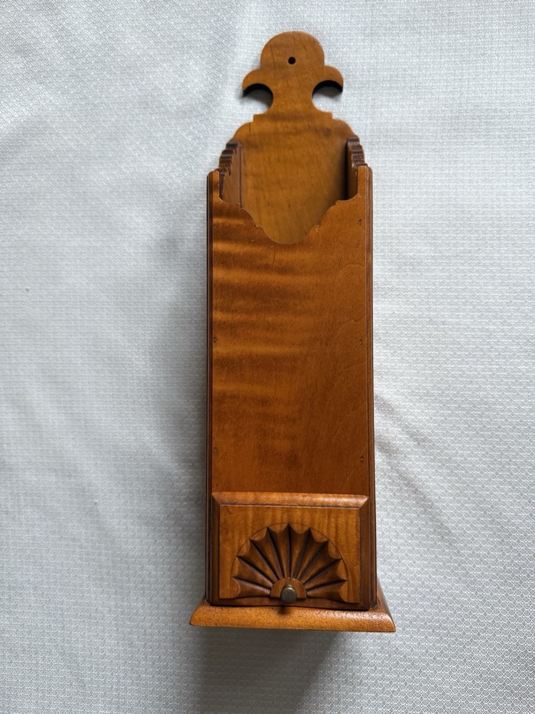 Eldred Wheeler Tiger Maple Pipe Box Vintage