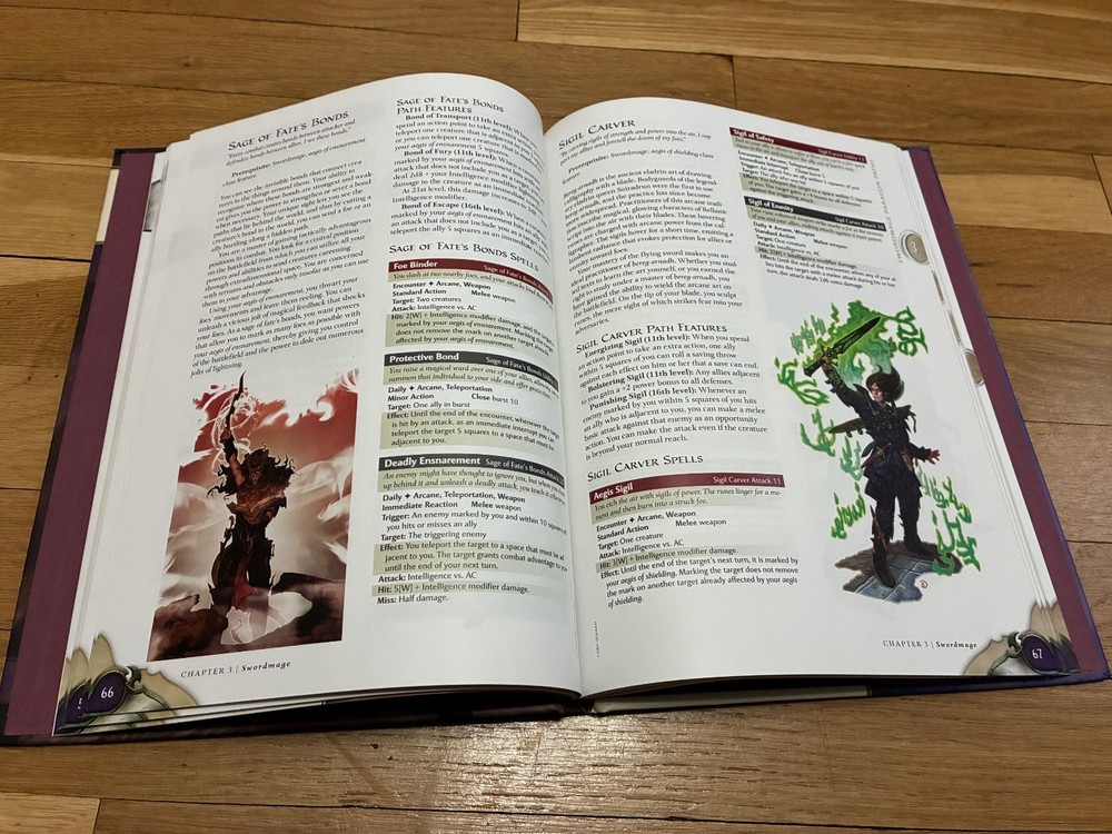 Dungeons & Dragons: Arcane Power HC 4e Original