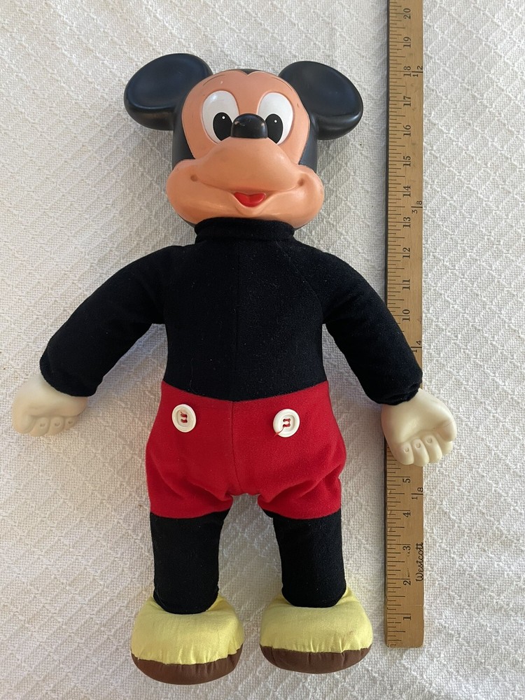 Vintage Marching Mickey Mouse 20" Hasbro Walt Disney Prod. Working