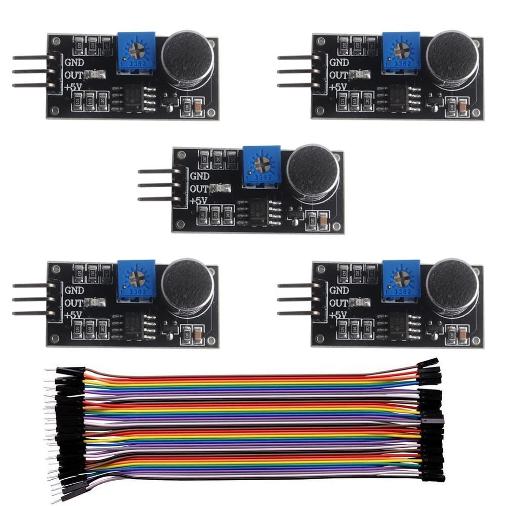LM393 Sound Sensor Module - High Sensitivity Microphone Sound Detection Senso...