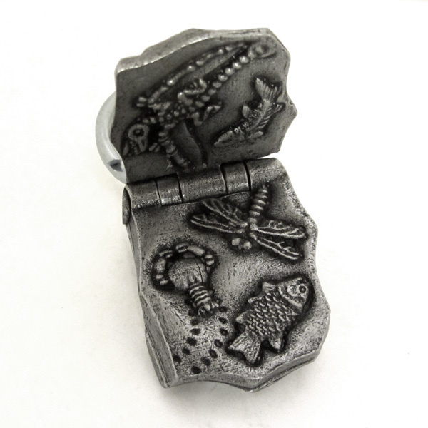 Solnhofen Limestone Fossils Keychain