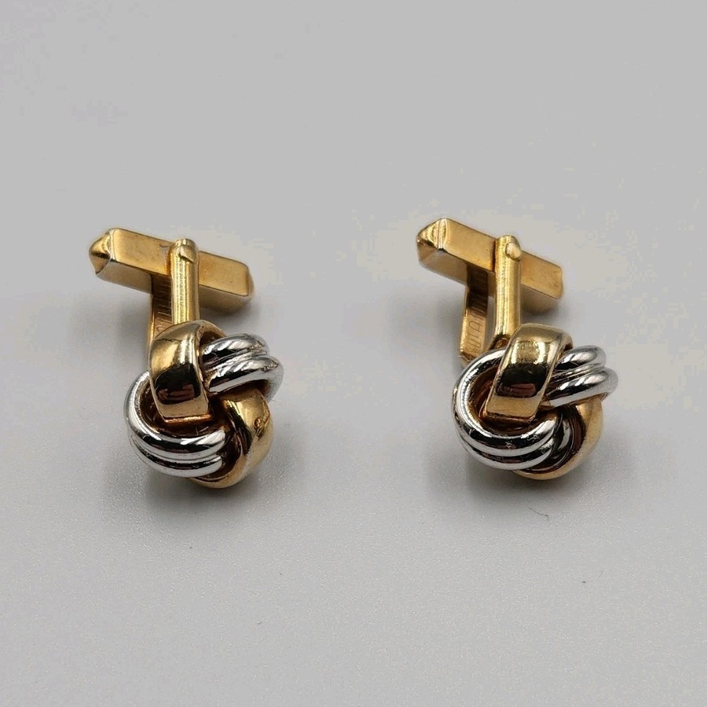 SWANK "Love Knot" cufflinks