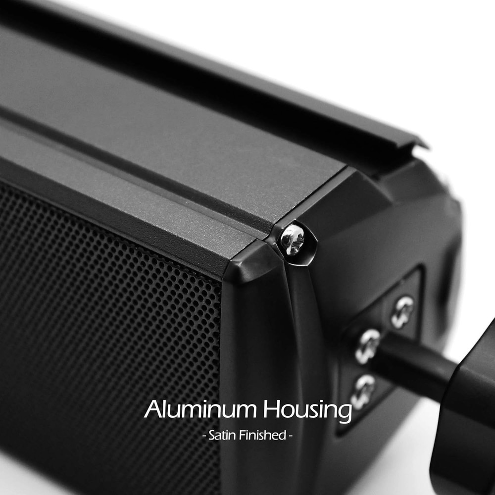 Dynamic Waterproof Motorcycle Audio System with Bluetooth and LED Lightshow