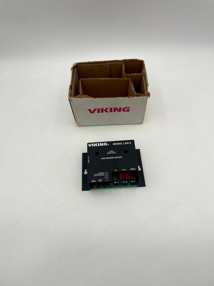 Viking LSD-2 Intelligent Line Sharing Device Black with Inbound Call Switching