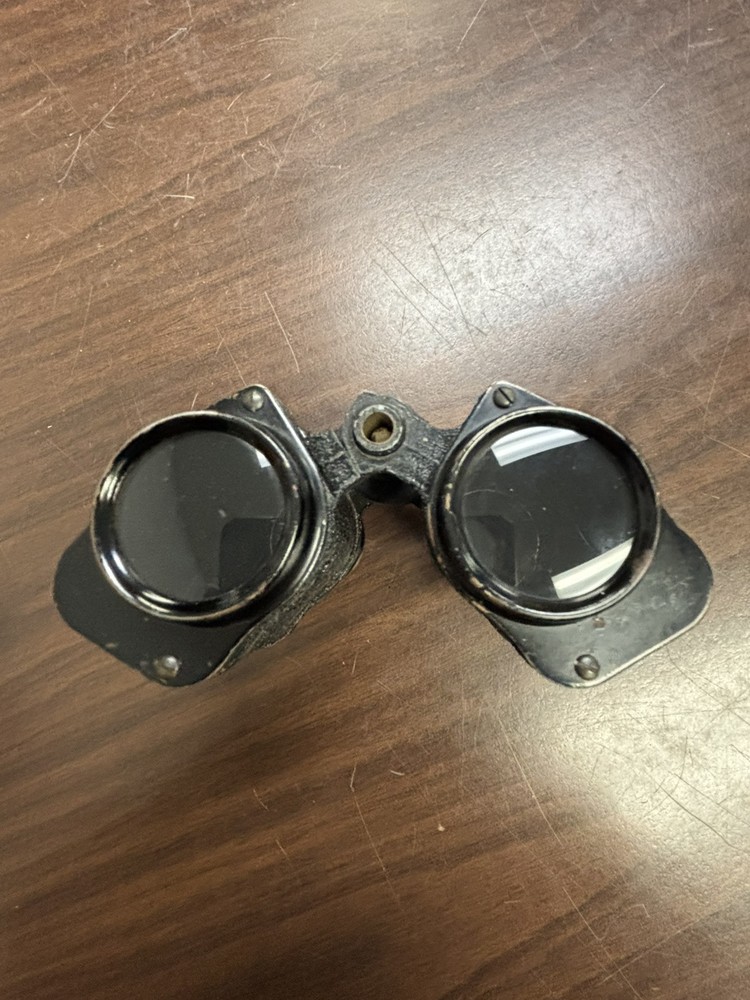 Unique Antique Binoculars VG Condition Unknown Mfg. MILITARY NEED INFO