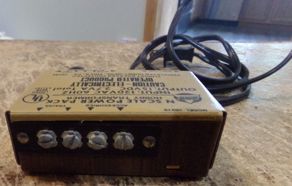 RHM #70279 N scale train transformer untested in good shape used
