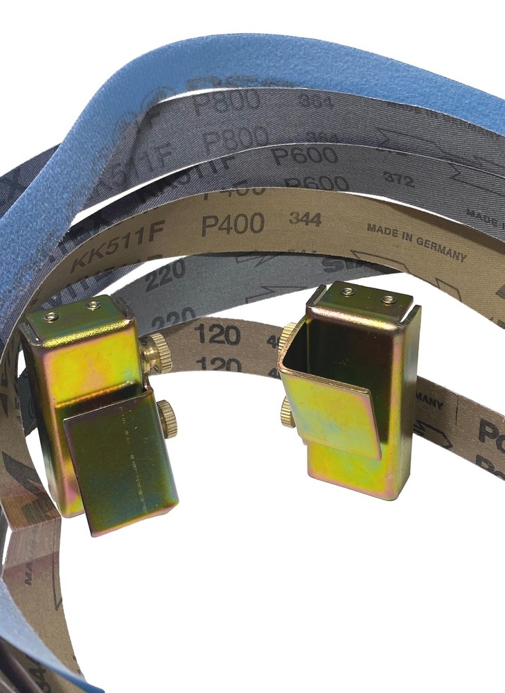 1" x 30" Knife Sharpening Combo Pack - Includes 2 Angle Guides + 6 Grit Belts