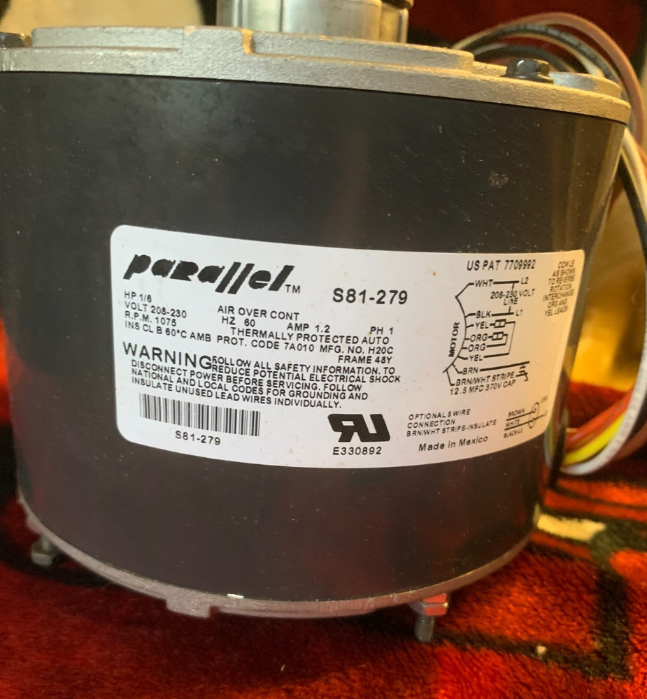 Parallel S81-281 Fan Motor