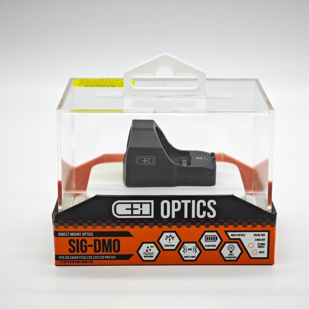 C&H Precision Direct Mount Red Multi-Reticle Optics Red Dot Sight