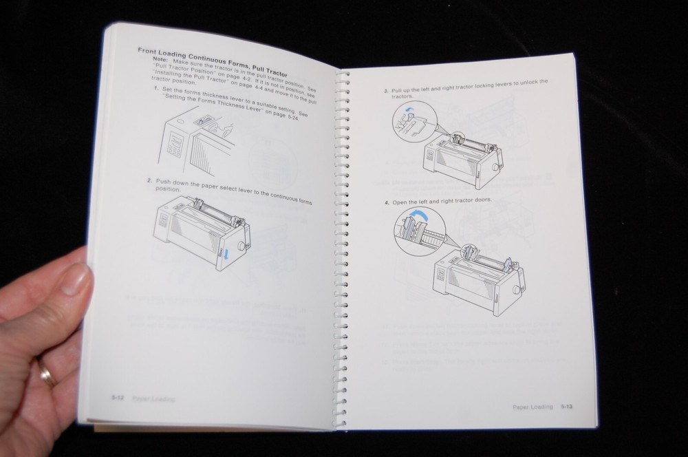 IBM Personal Printer Series II 2380 & 2381 User's Reference Guide Manual Used
