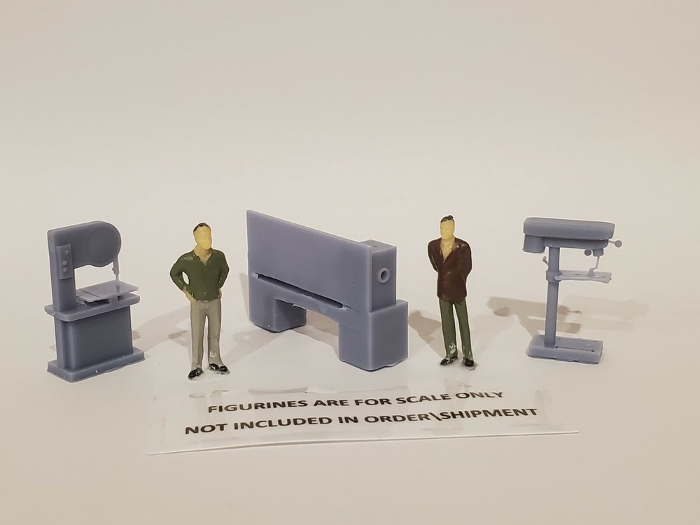 O scale Machine Shop - Model Railroad - Dioramas A Grade