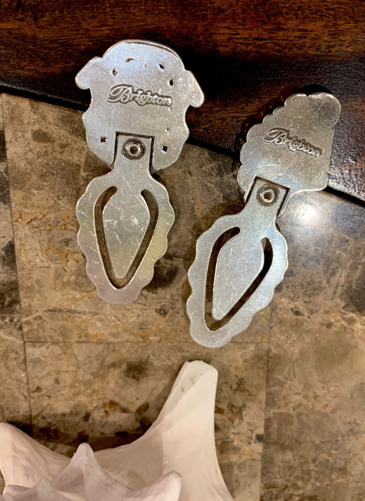 Set of 2 Adorable Brighton Silver Bookmarks