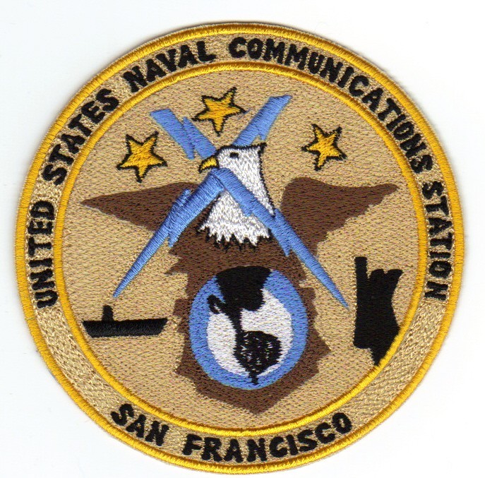 US NAVY BASE PATCH, USNAVCOMSTA, SAN FRANCISCO