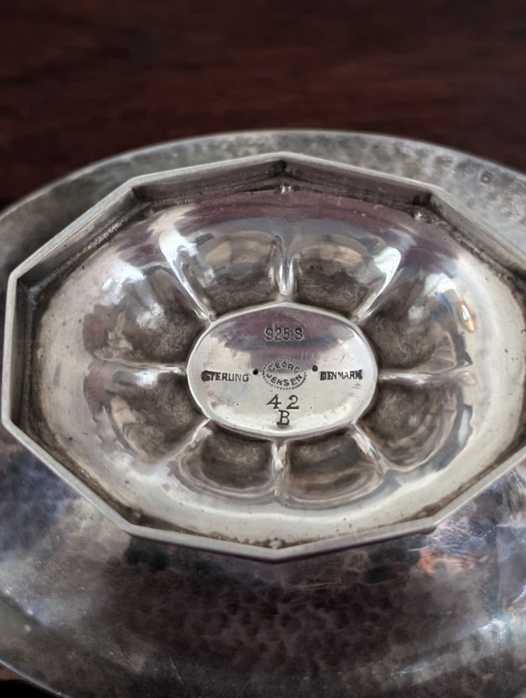 Vintage Georg Jensen Sterling Silver Compote.