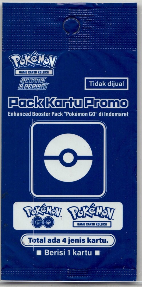 EMPTY Wrapper Indonesian Pokemon GO