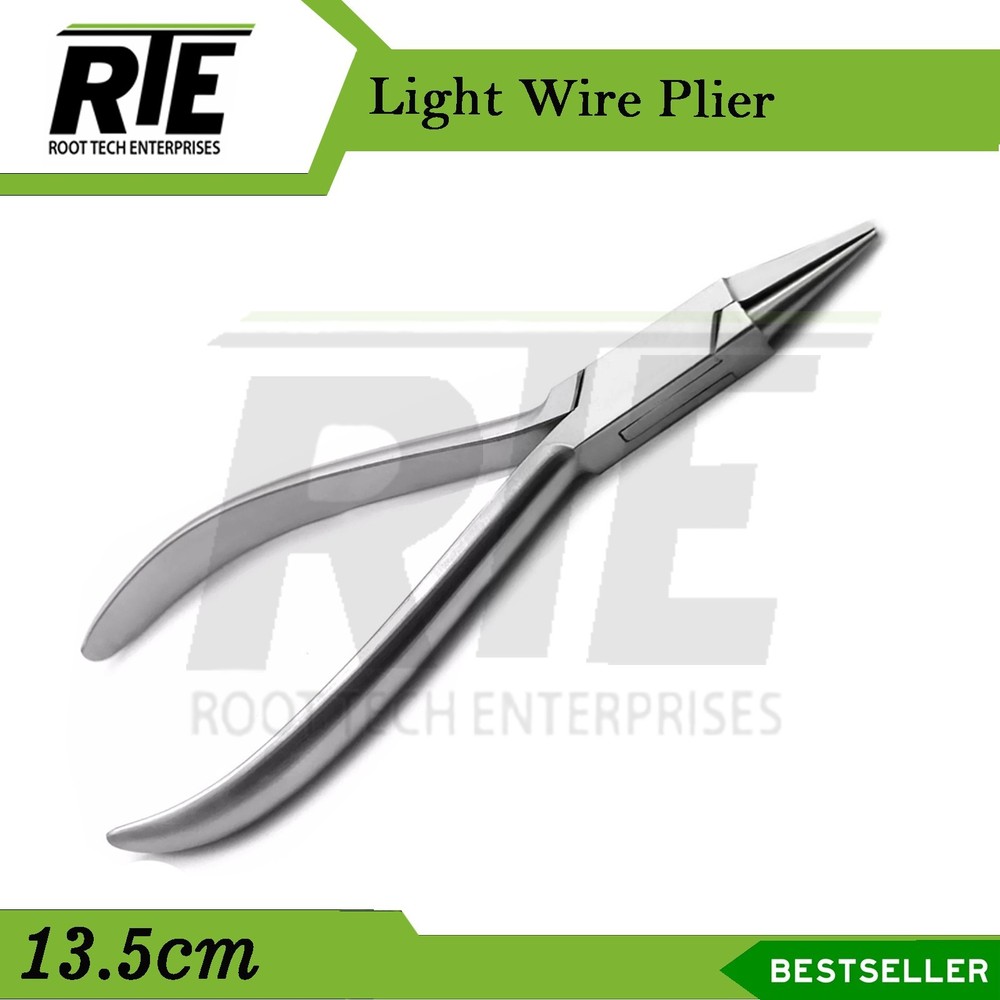 3PCS Orthodontic Bird Beak Pliers Light Wire Bending Loop Forming Tool