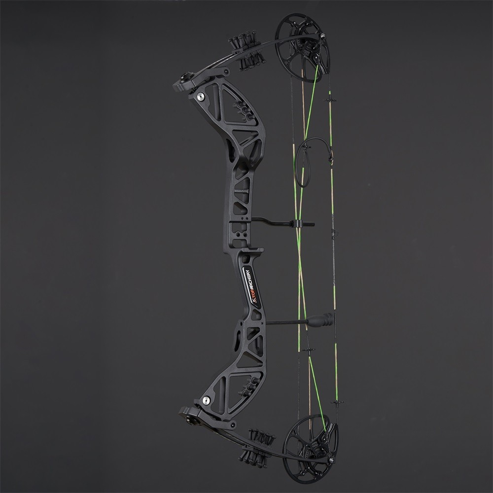 Compound Bow 30-70lbs Adjustable Archery Bow Carbon Arrows Hunting Shoot Target