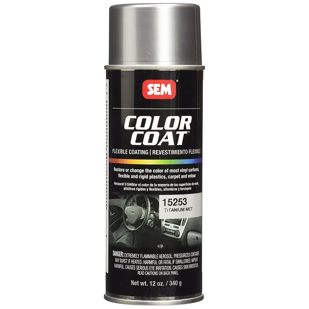 SEM Paints 15253 Color Coat, Titanium Metallic